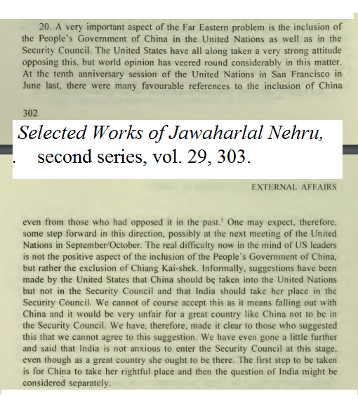 Nehru’s Policy Analysis