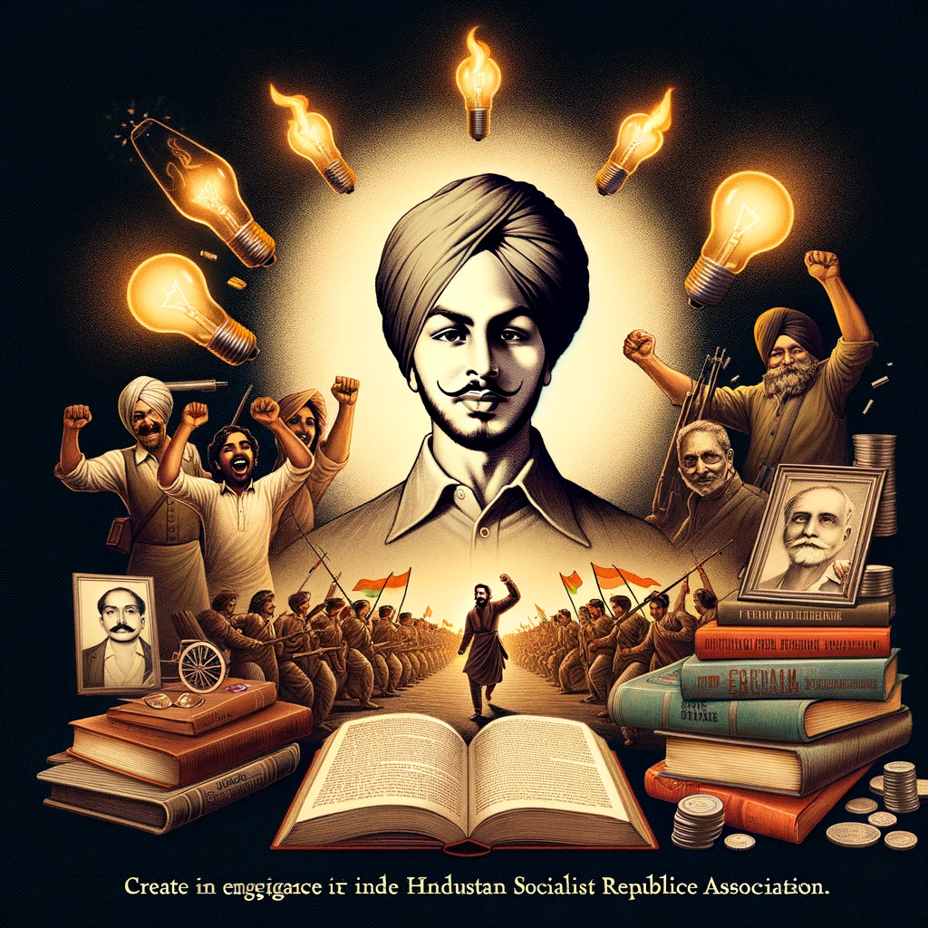 Bhagat Singh, HSRA, revolution, enlightenment, solidarity, struggle, resistance, education, socialism, freedom, independence, activism, Indian history, heritage, cultural icon, Shaheed Bhagat Singh, Balidani Bhagat Singh