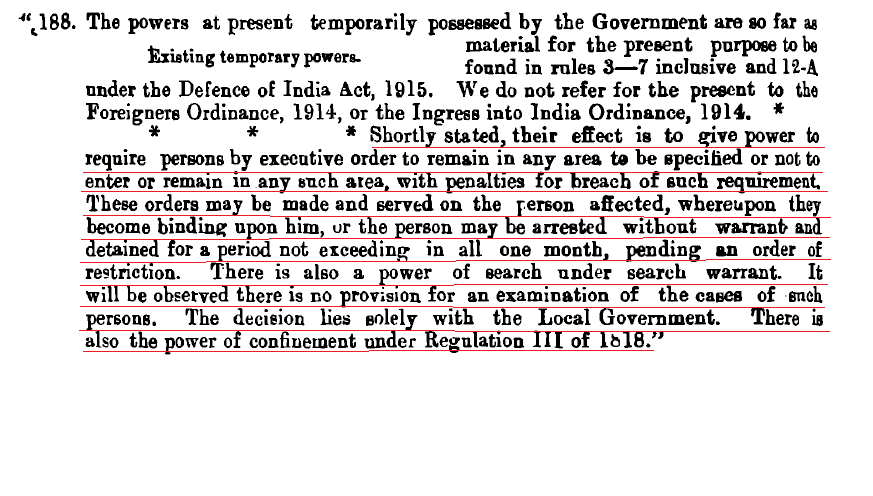 Rowlatt Act 1919, British Raj, colonial legislation, Defence of India Act 1915, Indian history, imperial law, civil liberties, executive orders, non-compliance penalties, warrantless arrest, search and confinement, Local Government authority, Gandhi's opposition, nonviolent protest, Indian independence movement, Rowlatt Act and Gandhi