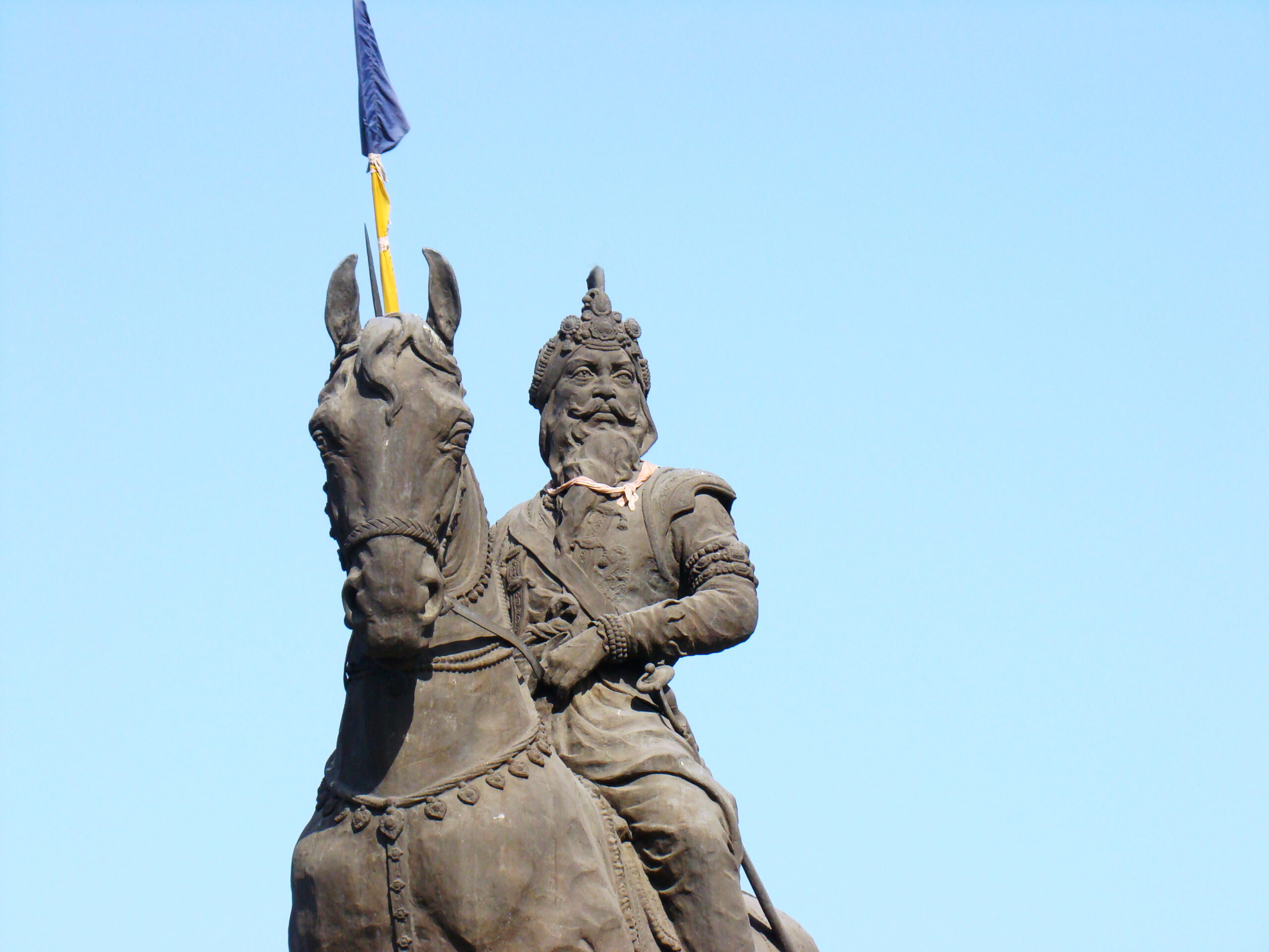 On This Day 12 April, Maharaja Ranjit Singh, statue, Amritsar, Ram Bagh, historical figure, Sikh Empire, Punjab, horse statue, outdoor sculpture, Indian history, cultural heritage, On This Day 12 April, History today May 6