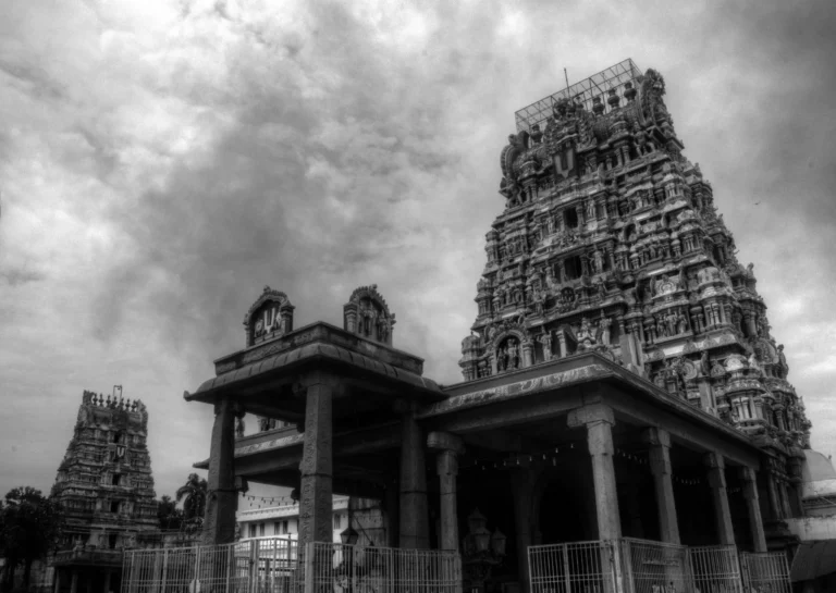 Sriperumbudur, Hindu temple, gopuram, ancient architecture, South Indian temples, Ramanuja birthplace, temple tower, pilgrimage site, Dravidian architecture, religious heritage, Chennai temples, sacred sites