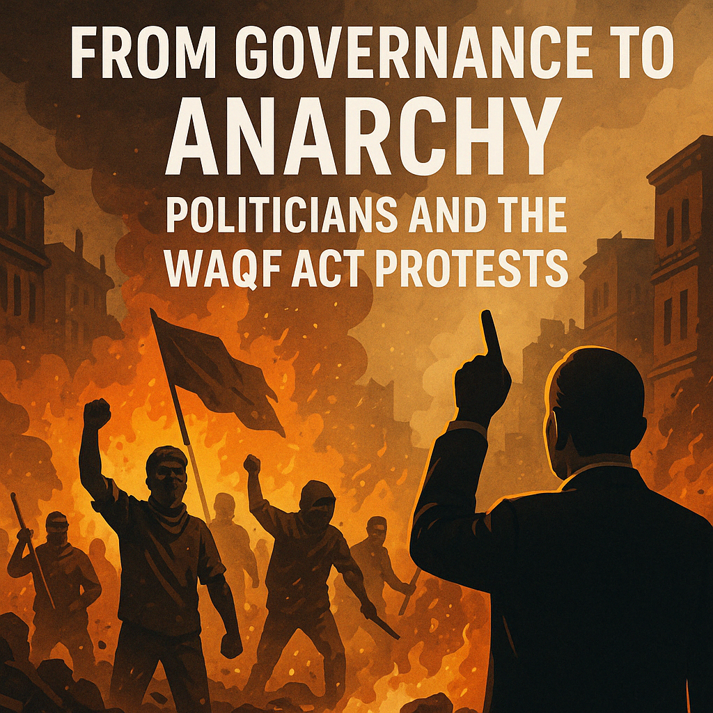 Waqf Act 2025, political violence, HinduInfoPedia, communal protests, law and order