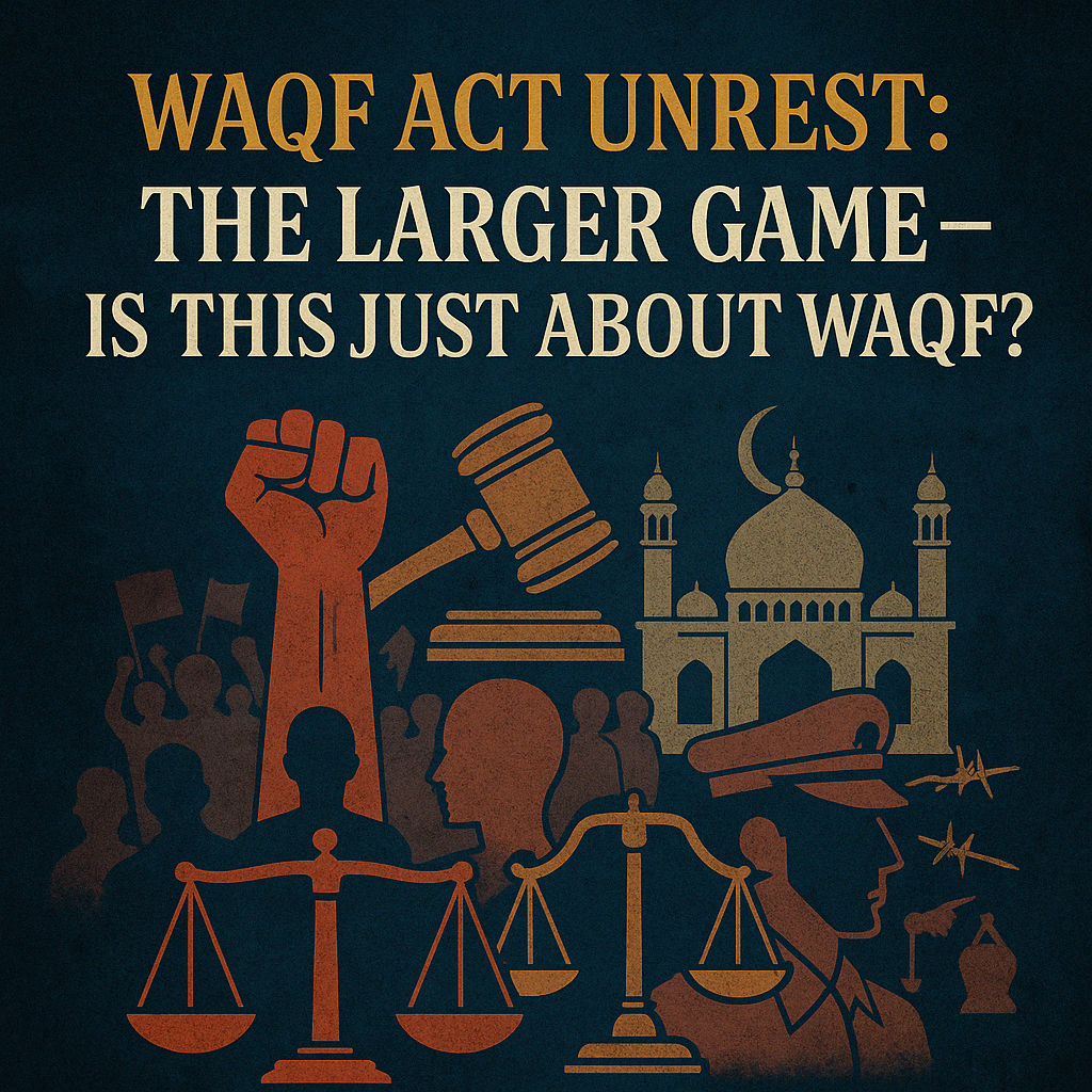 Waqf Act Unrest: A Complex Battle Between Faith, Law, and Identity in Modern Bharat, HinduinfoPedia