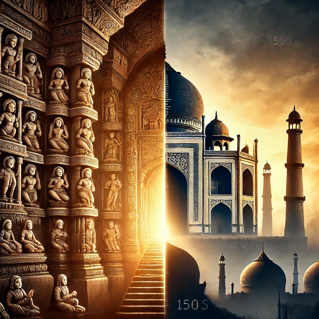 Political Islam, Sanatan Dharma, Mughal era, Indian history, civilizational conflict, temple architecture, imperial governance, historical analysis, religious pluralism, medieval India, ideology and power, cultural heritage