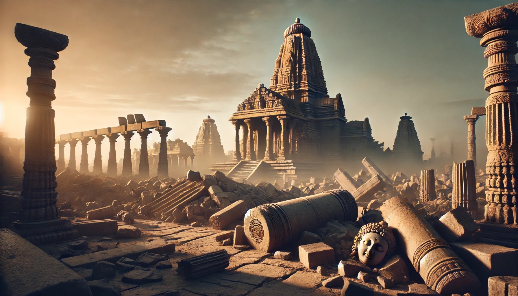Aurangzeb, temple destruction, Hindu civilization, Mughal rule, religious persecution, historical memory, cultural erasure, Indian history, Nehru historiography, civilizational trauma, नेहरू की रचनाओं में औरंगज़ेब