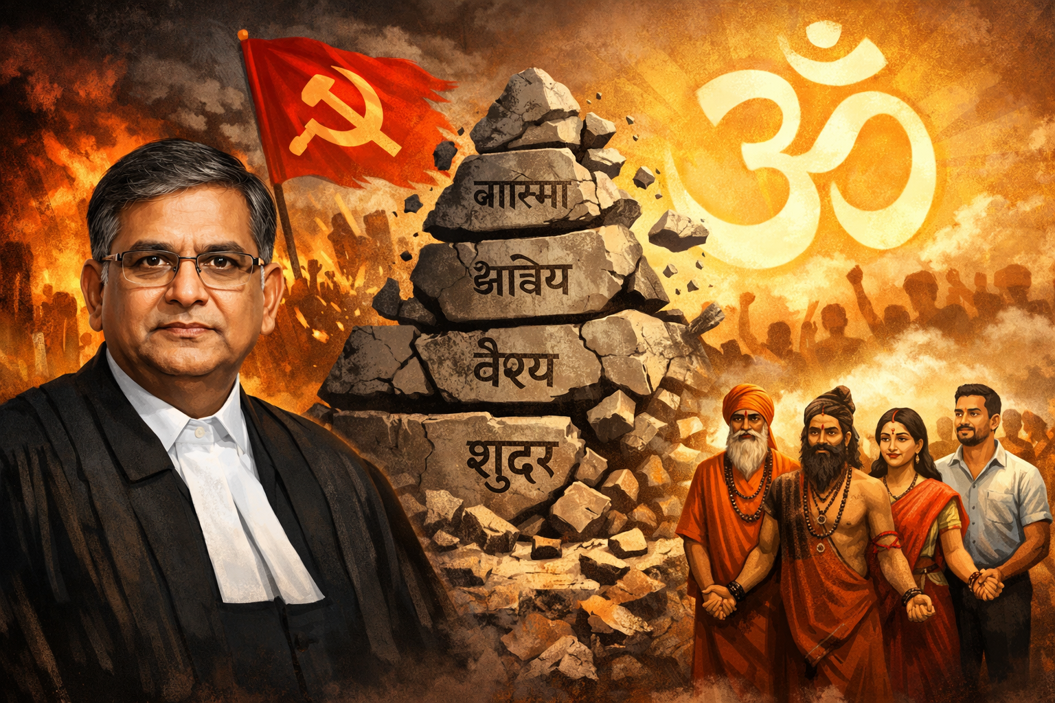 CJI Surya Kant, Hindu unity, caste division, UGC regulations, constitutional equality, Indian judiciary, social justice debate, caste discrimination, Hindu civilization, ideological conflict, dharmic principles, Indian society, हिन्दू समर्थन में मुख्य न्यायाधीश सूर्यकांत