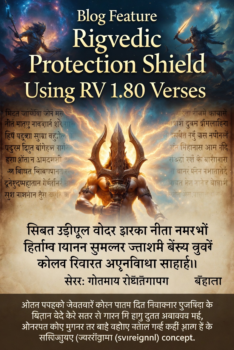 Rigveda, Indra, Vajra, Vritra slaying, Vedic protection, thunderbolt weapon, cosmic battle, divine warrior, Rigvedic mantras, svārajyam, Gotama Rahugana, liberation of waters, ancient Hindu scripture, spiritual defense, Vedic hymns, Indra Vritra, thousand-pointed vajra, Hindu mythology, protection shield, Rigveda 1.80, divine power, Sanskrit verses, enlightenment energy, warrior deity, storm god, Vedic wisdom