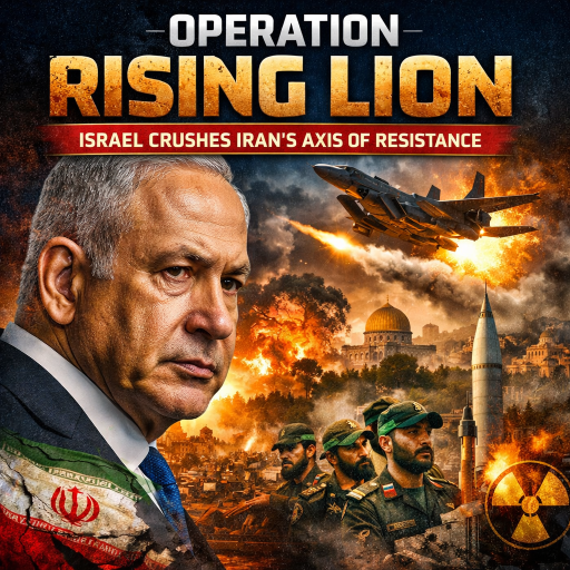 Benjamin Netanyahu, Operation Rising Lion, Israel Iran conflict, Middle East war, Israeli air strike, Iran nuclear program, fighter jet strike, geopolitical conflict, Axis of Resistance, Iran proxy network, missile strike, military strategy, Middle East geopolitics, UN speech, regional security