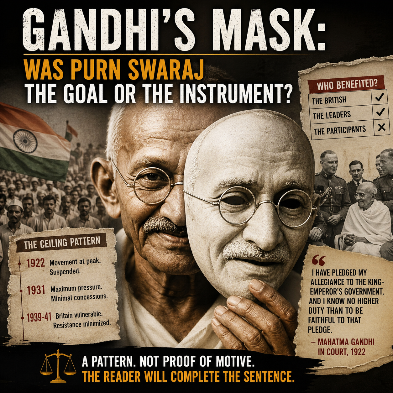 Gandhi's Mask