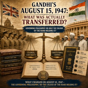 गांधी का 15 अगस्त 1947: वास्तव में क्या हस्तांतरित हुआ (152)