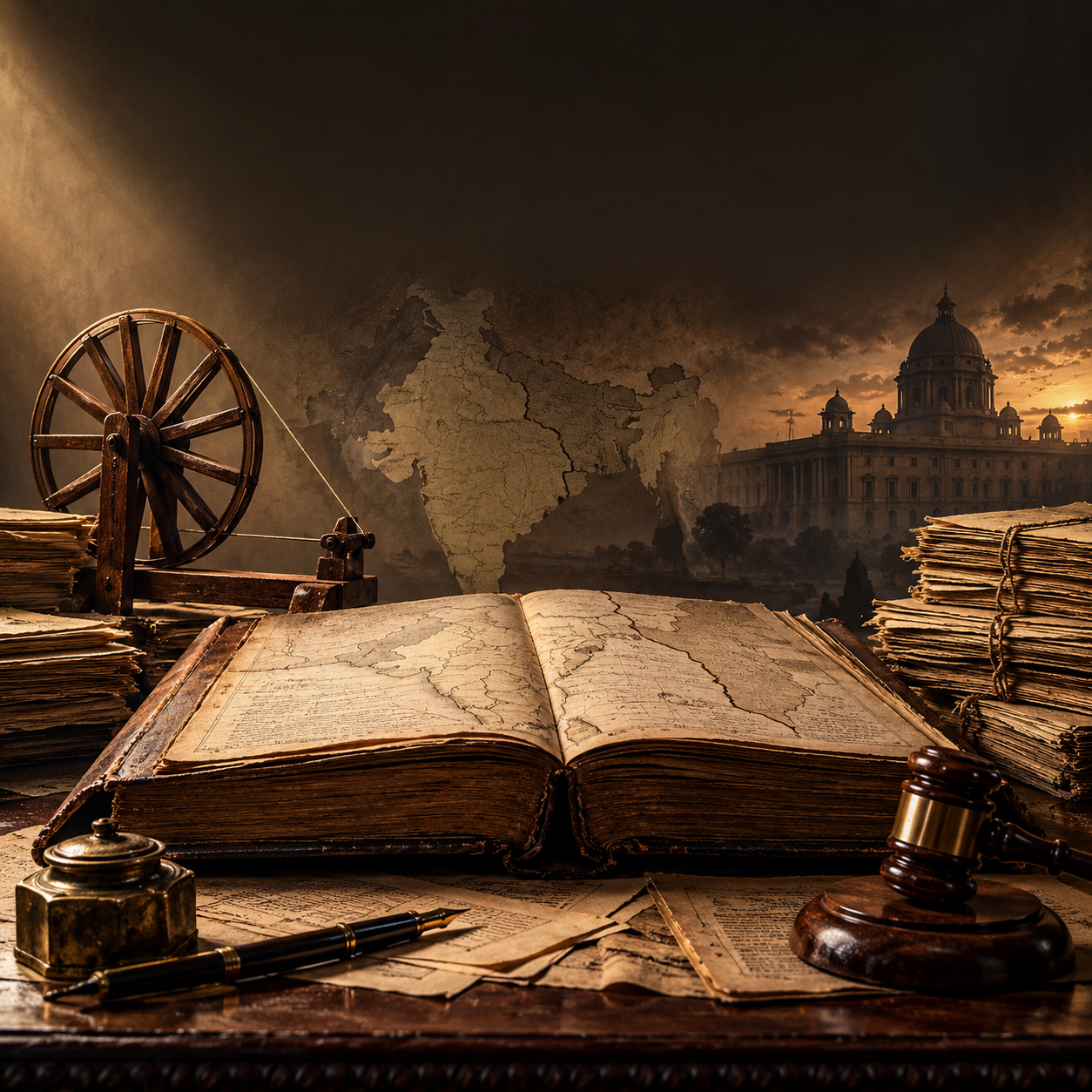 Indian history, Mahatma Gandhi, colonial India, Indian independence, political history, partition of India, historical documents, archival records, constitutional history, political accountability, historical analysis, judicial legacy, Indian subcontinent, freedom movement, HinduinfoPedia
