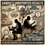 गांधी के अप्रकाशित परिणाम: 1920 के बाद के प्रयोगों को प्रयोग नहीं कहा गया (126)